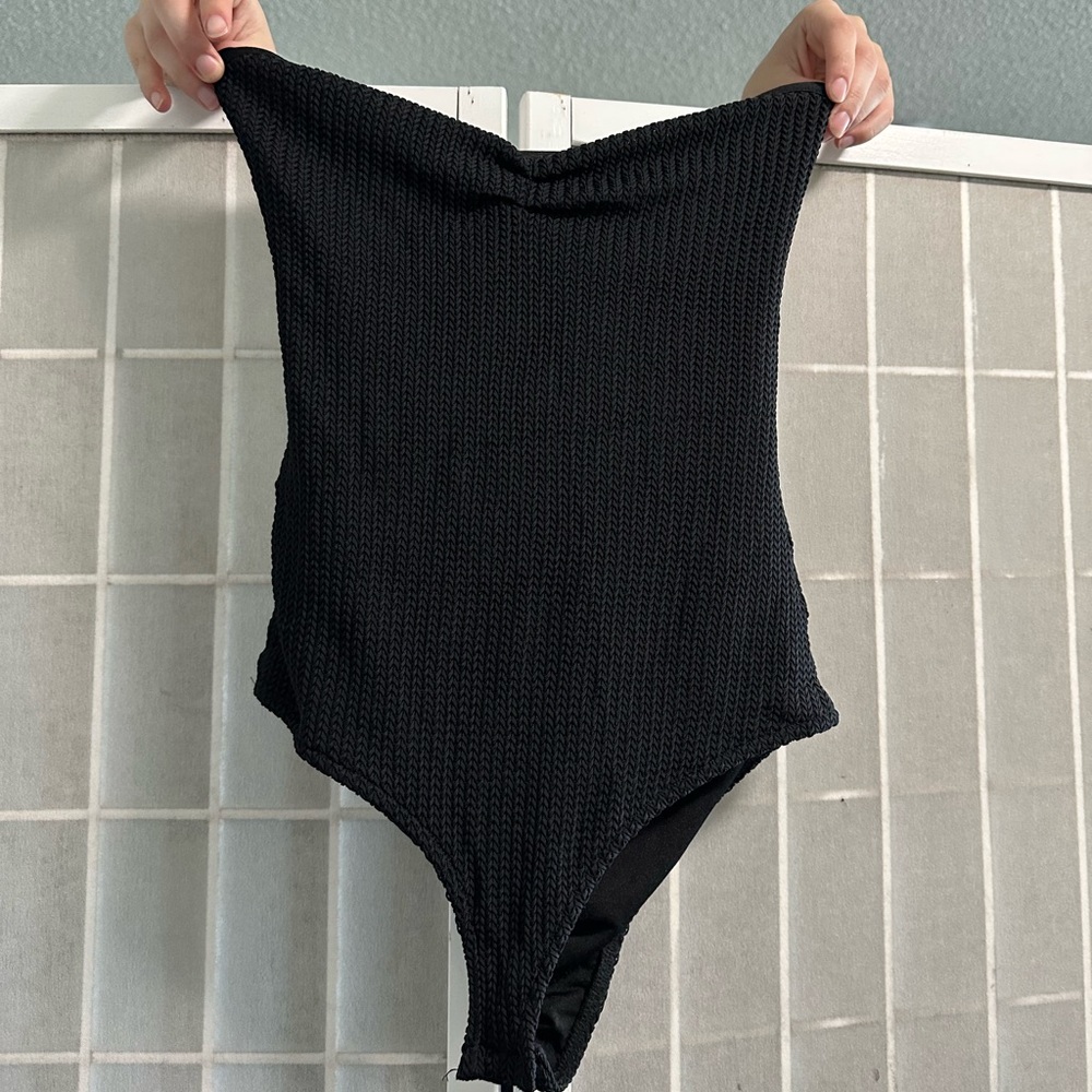 BERSHKA black bodysuit size M